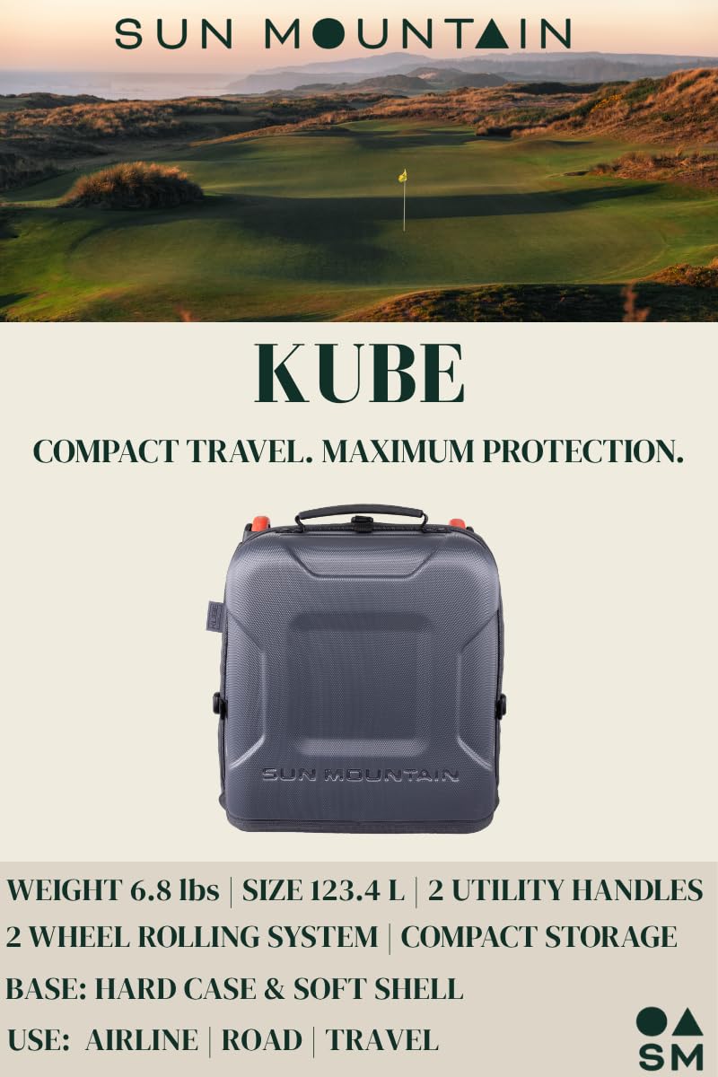 SUN MOUNTAIN トラベル バッグ コオリナ KUBE サンマウンテン Amazon | Sun Mountain Kube ゴルフ トラベルバッグ 2輪ローリング